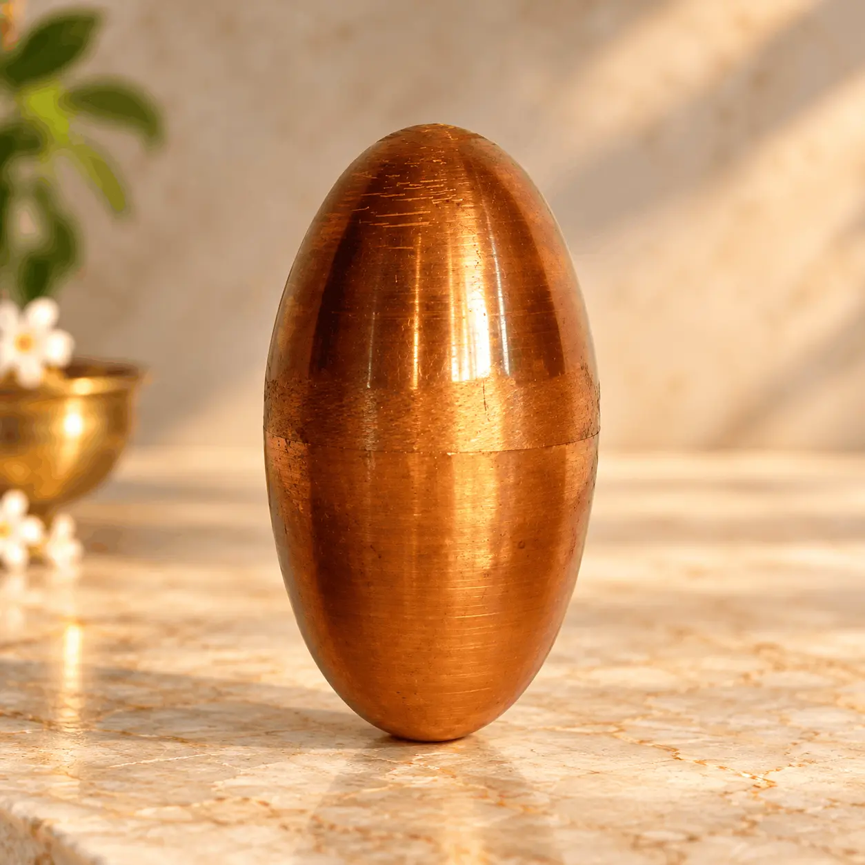 Copper Lingam (6 Inch) Copper Lingam 6 inch with a traditional copper finish