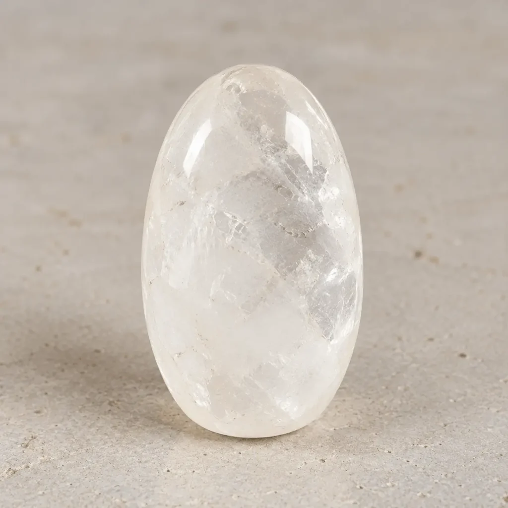 Sphatik Lingam 6 inch crystal product for traditional spiritual spaces